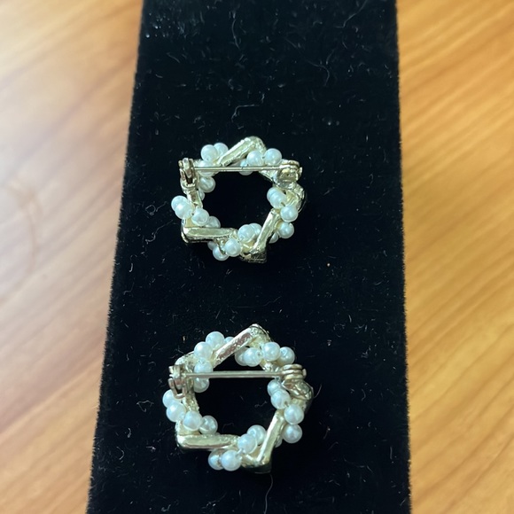 Three beautiful brooches with accents. No marks - Picture 2 of 6